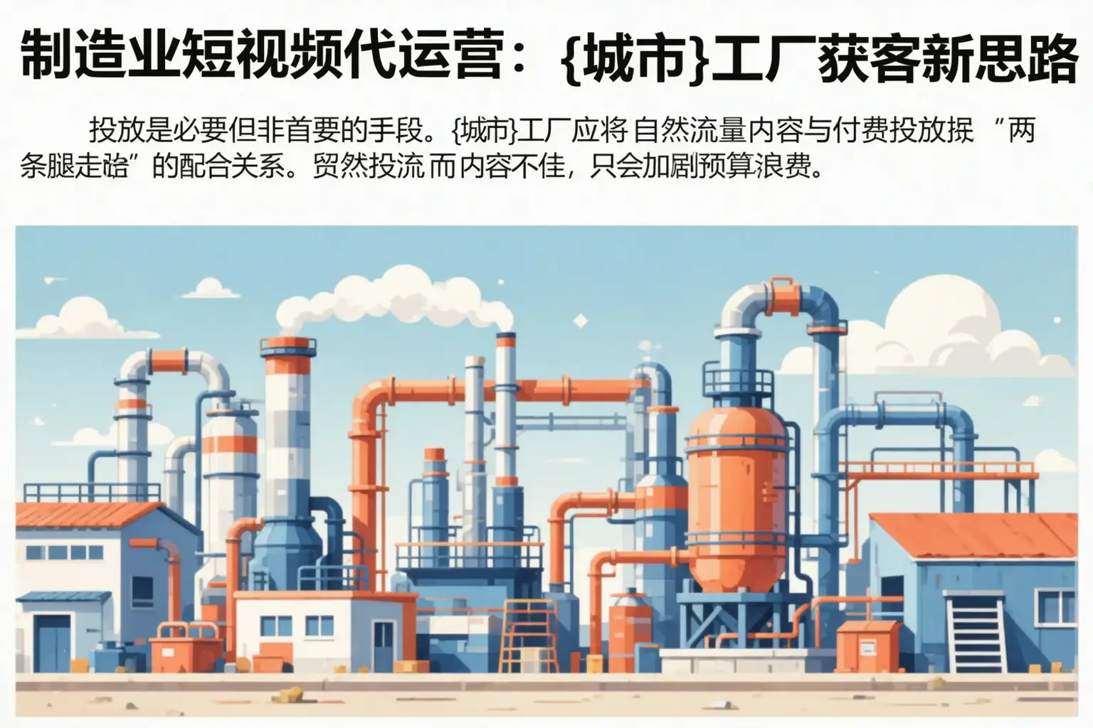 制造业短视频代运营:怒江工厂获客新思路