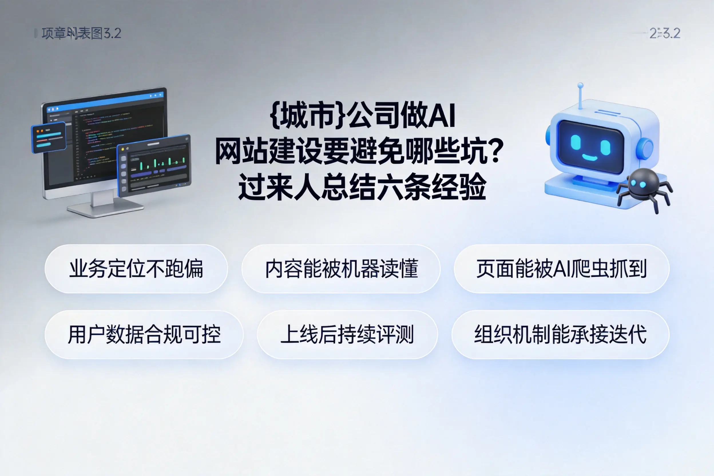 怒江公司做AI网站建设要避免哪些坑？过来人总结六条经验