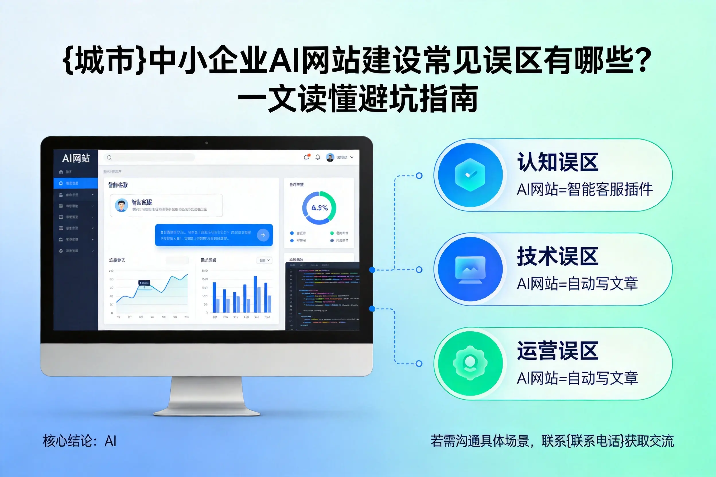 怒江中小企业AI网站建设常见误区有哪些？一文读懂避坑指南