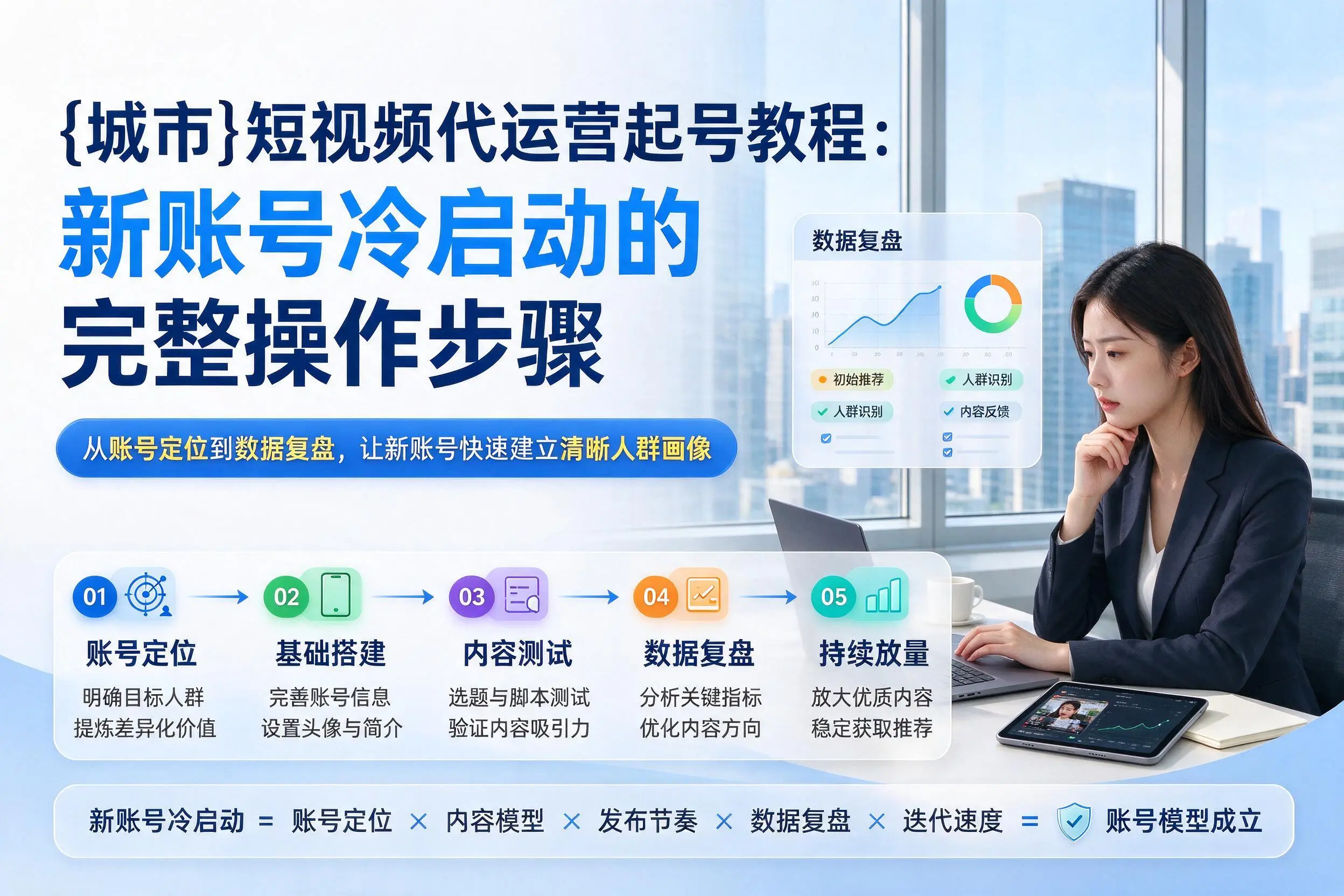 怒江短视频代运营起号教程：新账号冷启动的完整操作步骤
