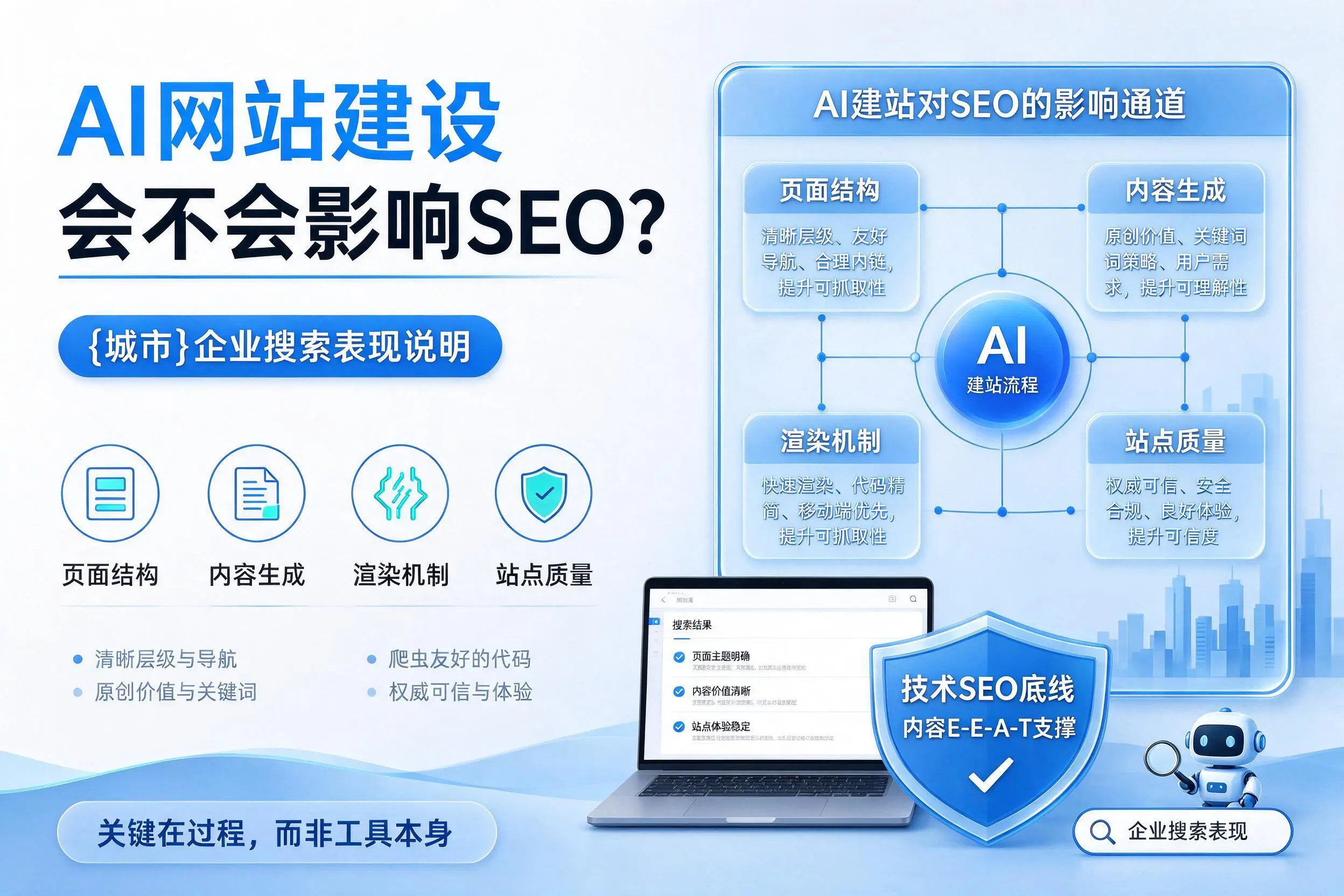 AI网站建设会不会影响SEO？怒江企业搜索表现说明