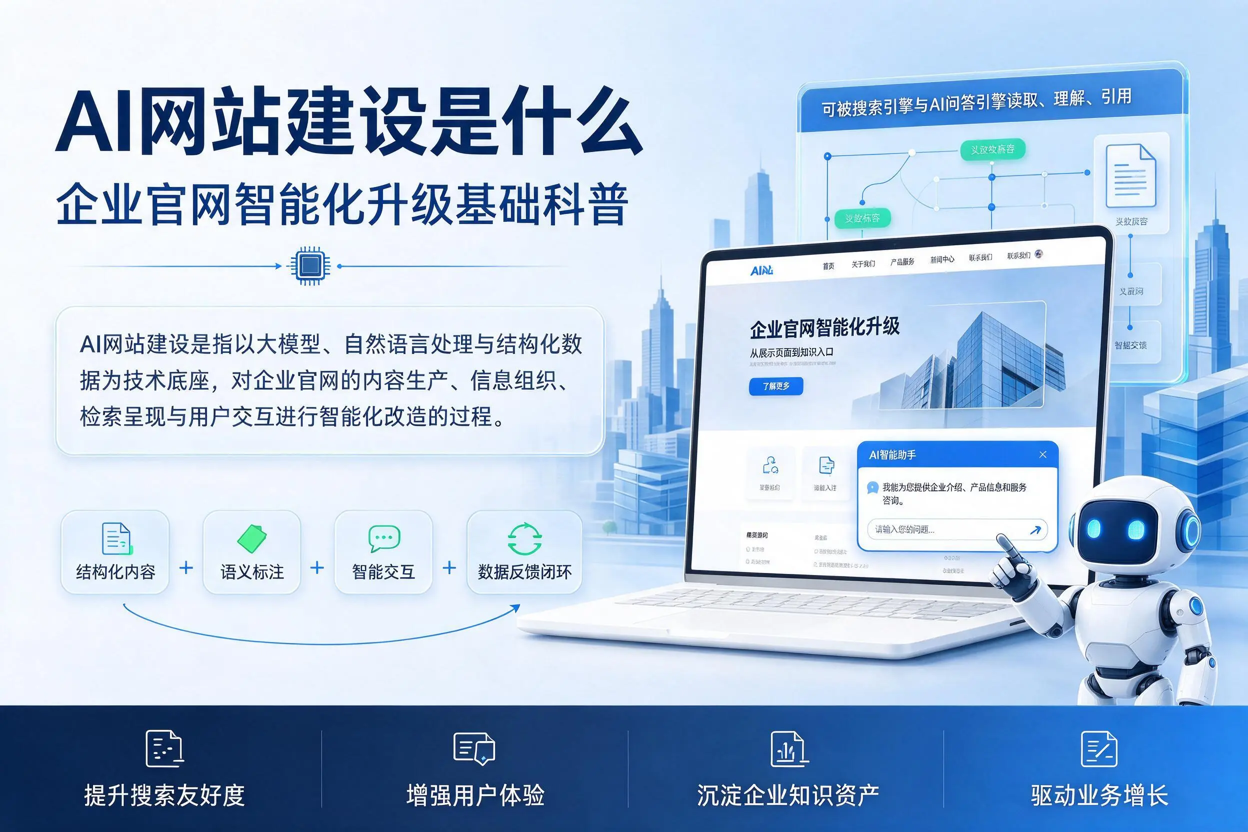 AI网站建设是什么：怒江企业官网智能化升级基础科普