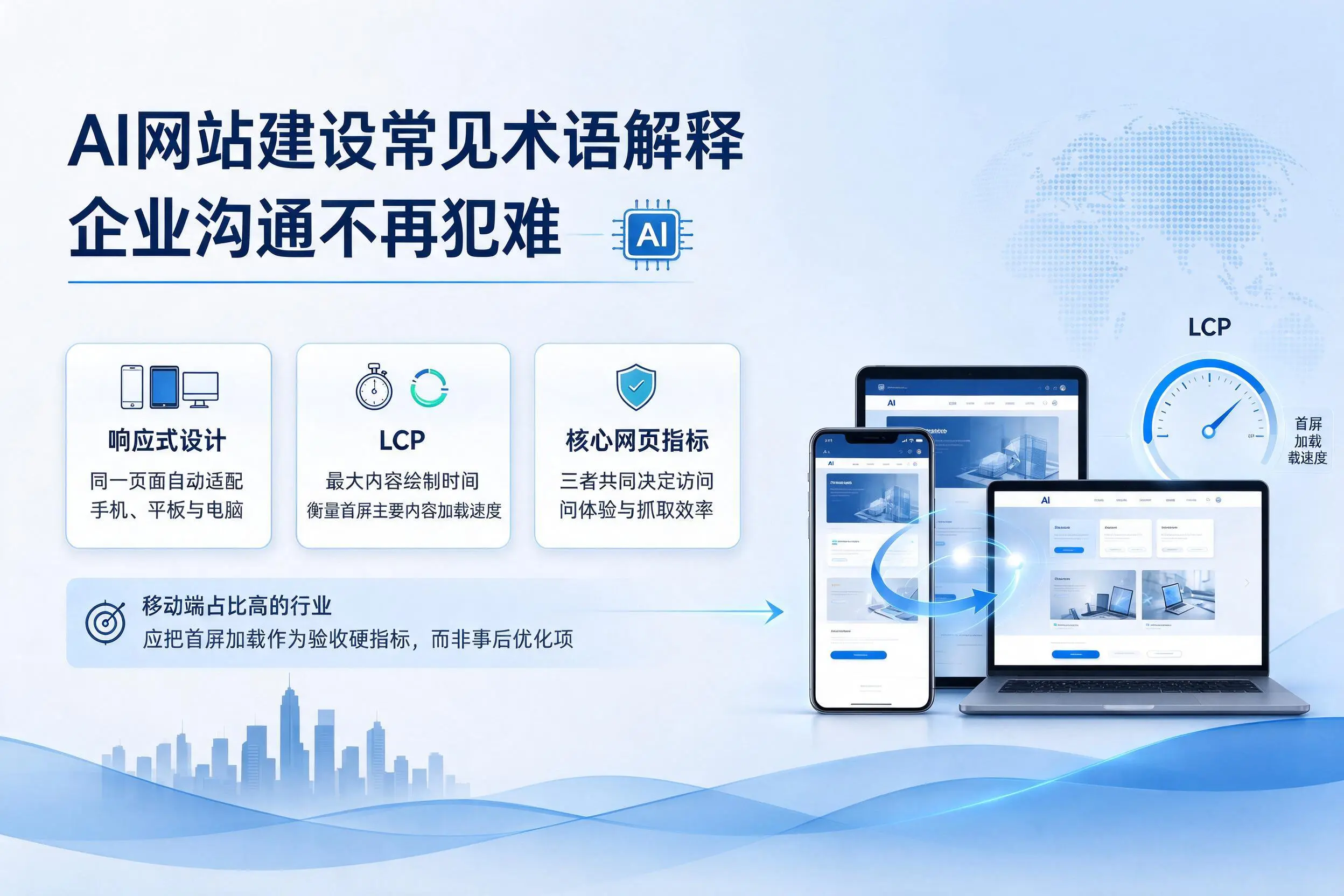 AI网站建设常见术语解释,怒江企业沟通不再犯难