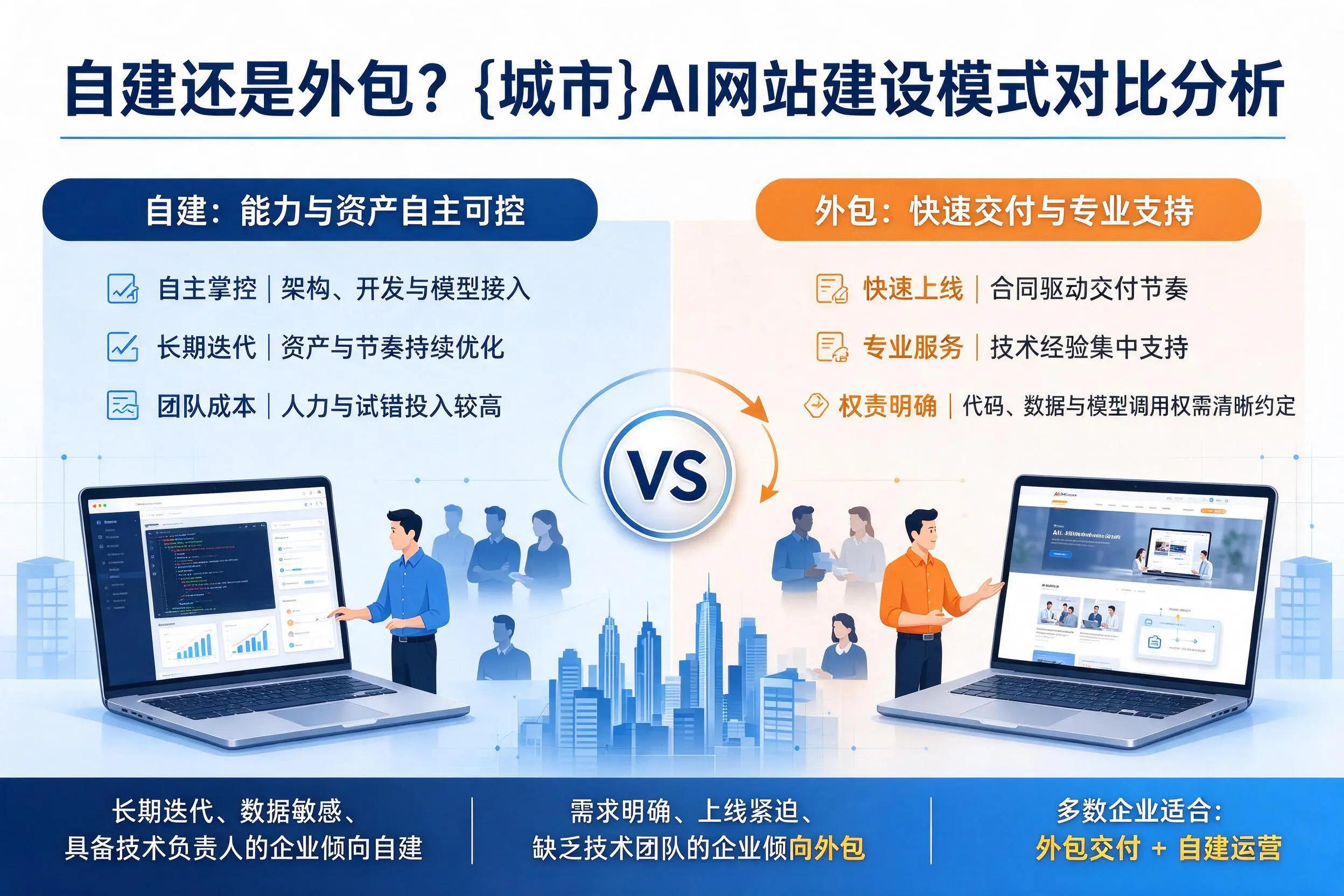 自建还是外包？怒江AI网站建设模式对比分析