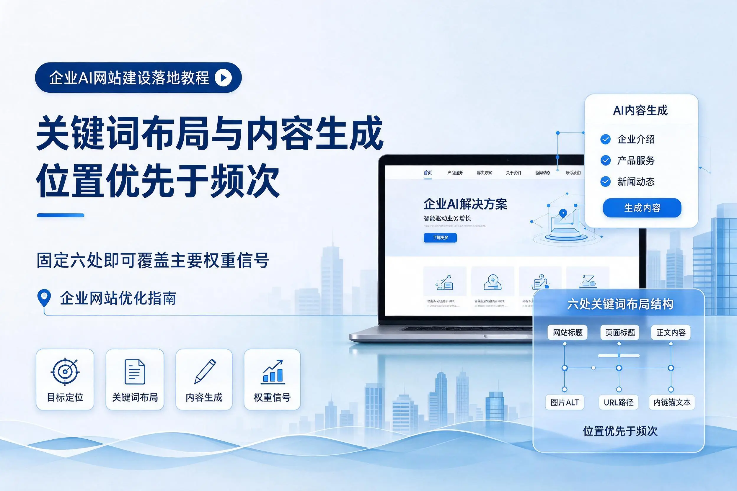 怒江企业AI网站建设落地教程：关键词布局与内容生成